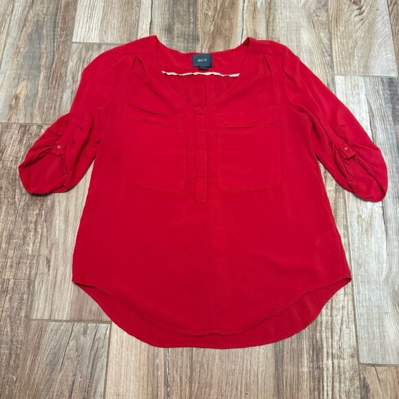 Anthropologie Maeve Charleston Henley Blouse - Picture 2 of 4